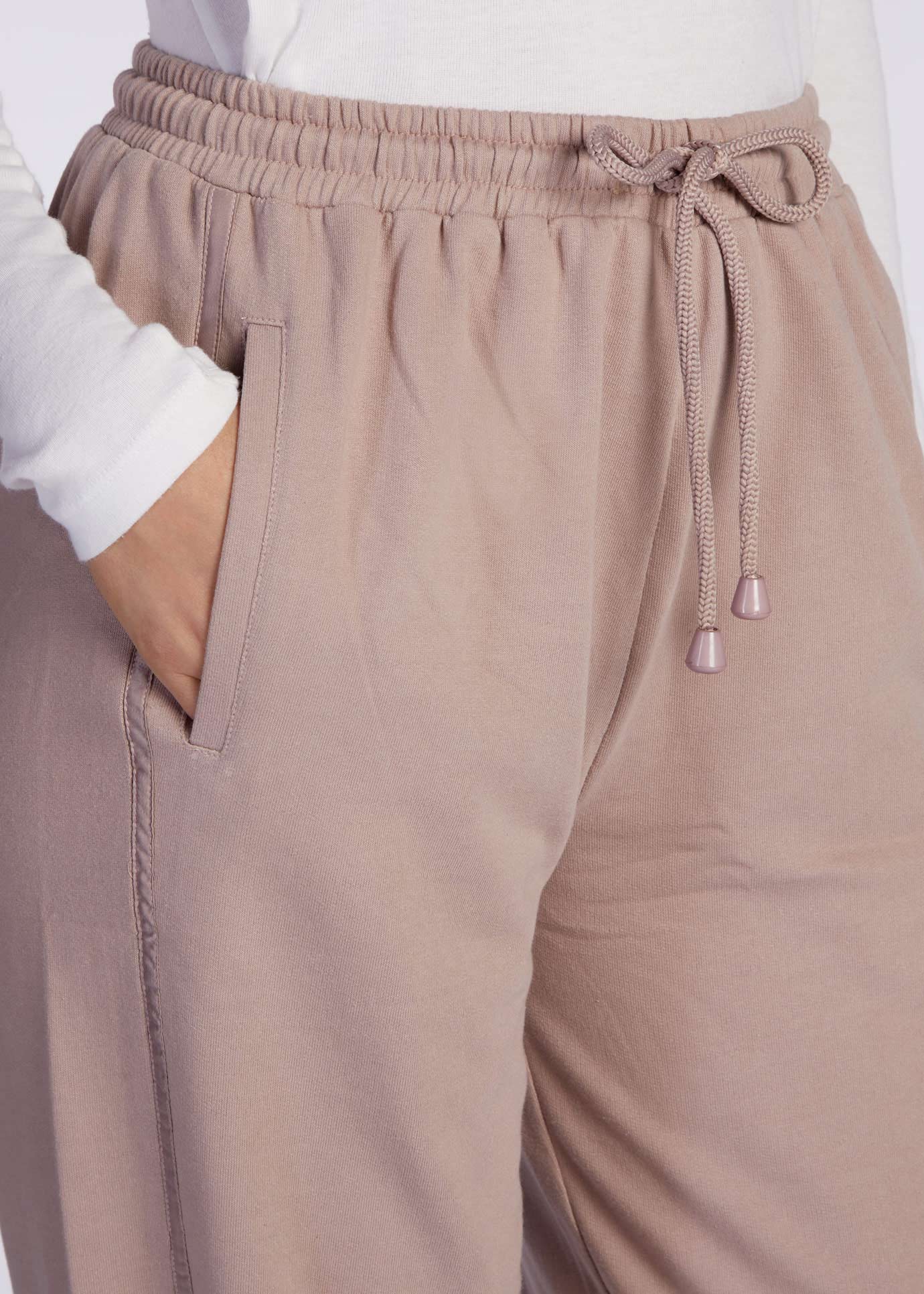 Cotton Track Pants Dusky Lilac
