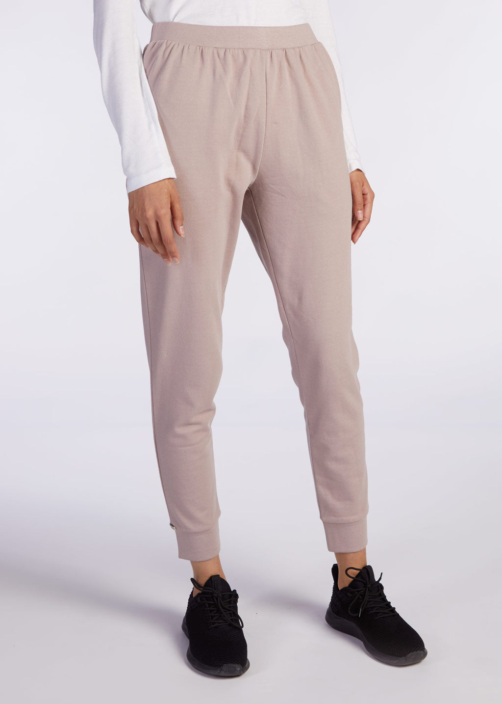 Cotton Cuffed Leggings Dusky Lilac