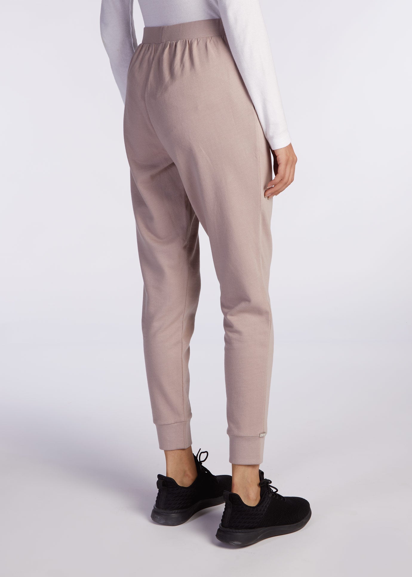 Cotton Cuffed Leggings Dusky Lilac