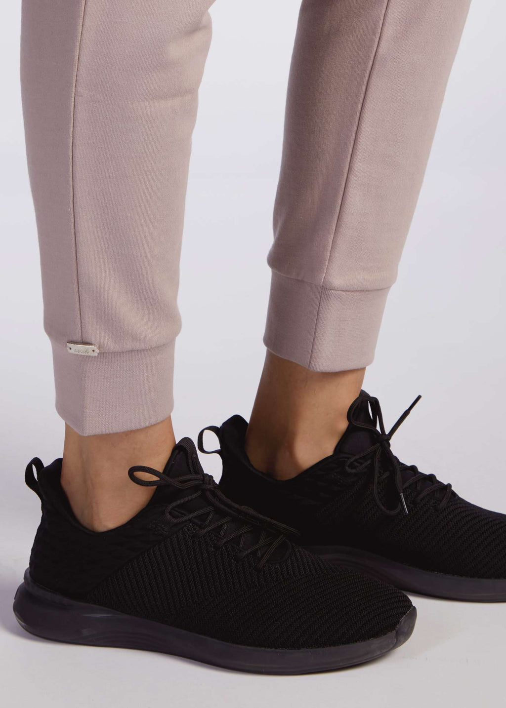 Cotton Cuffed Leggings Dusky Lilac