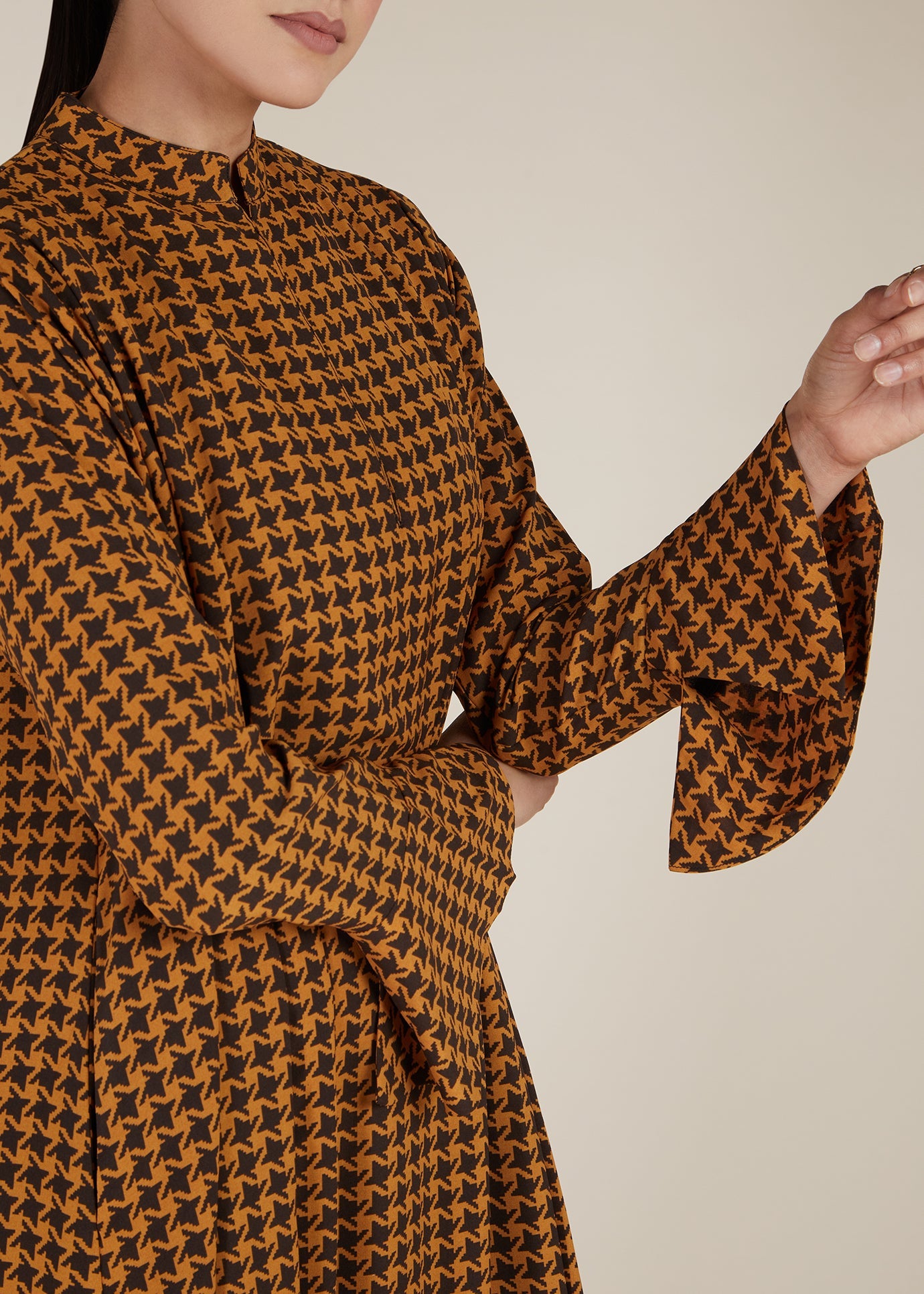 Houndstooth Abaya