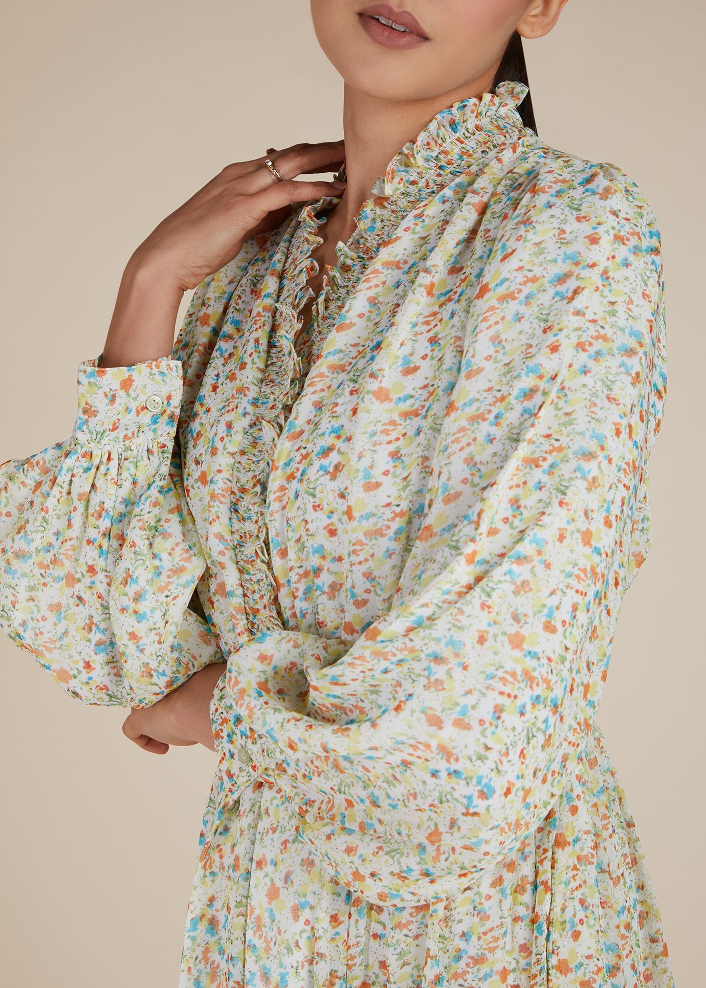 Pastel Blooms Maxi
