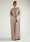 Pink Floral Prayer Abaya & Hijab