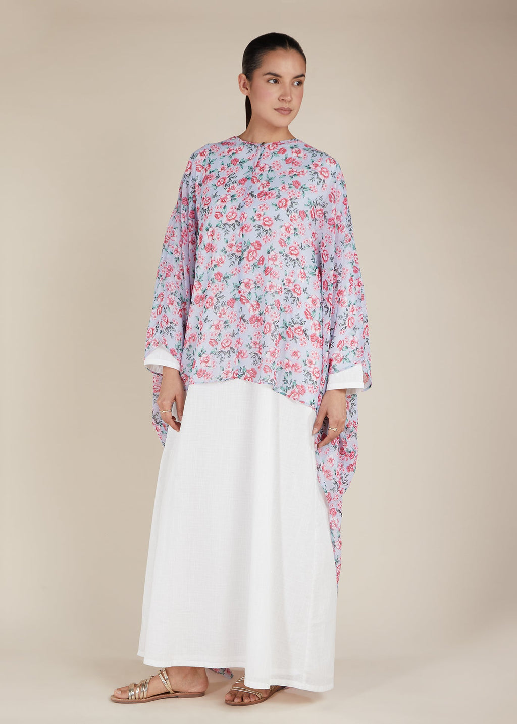 Ditsy Rose Cape