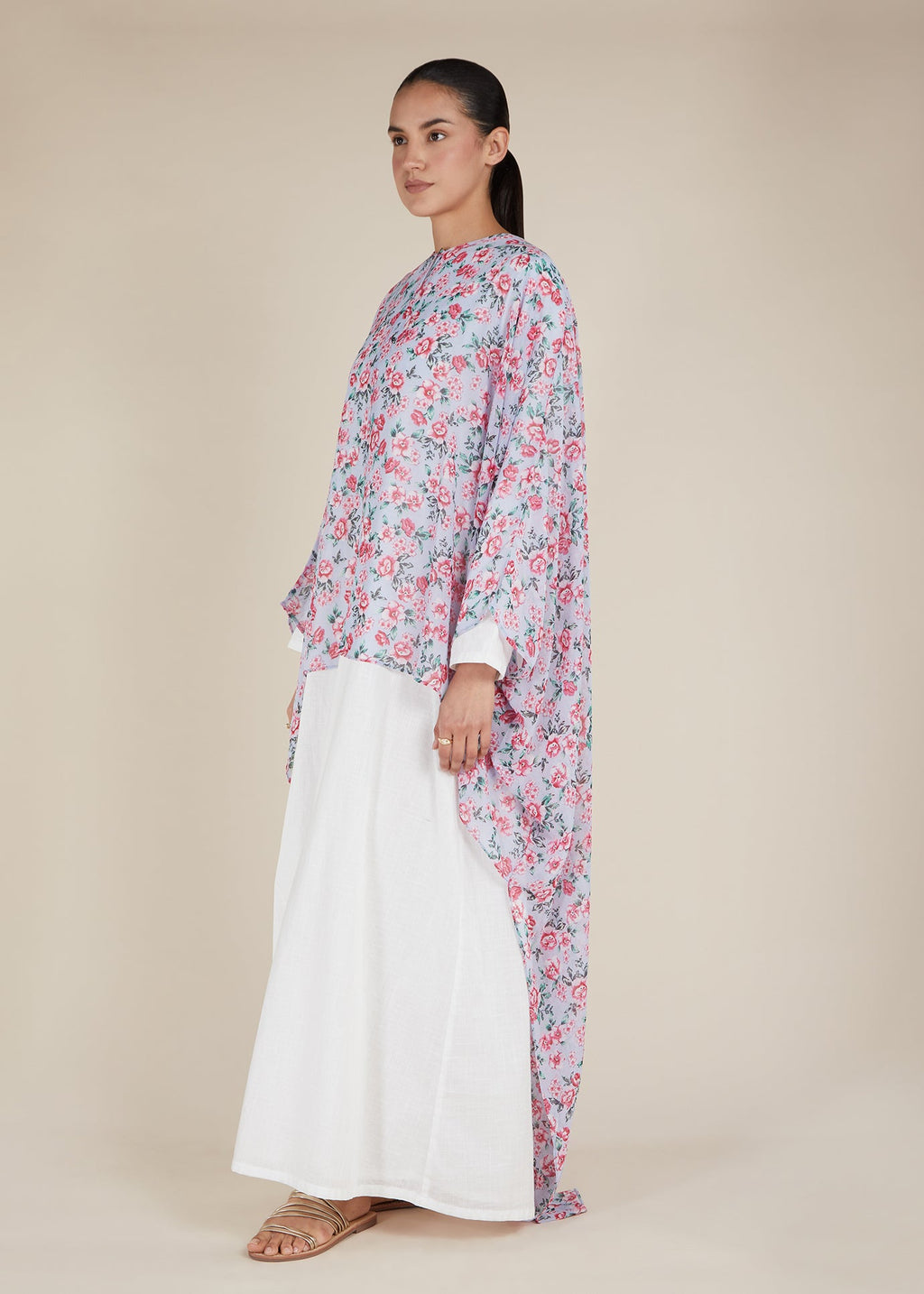 Ditsy Rose Cape