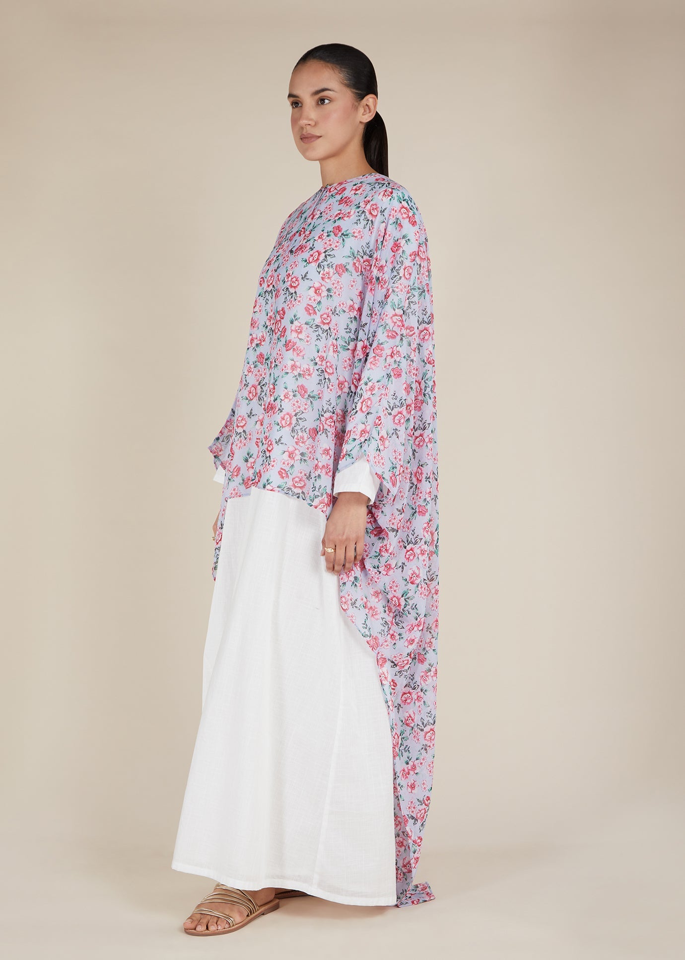 Ditsy Rose Cape
