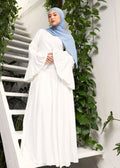 Fan Sleeve Maxi White