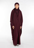 Jilbab Maroon - Prayer Outfit