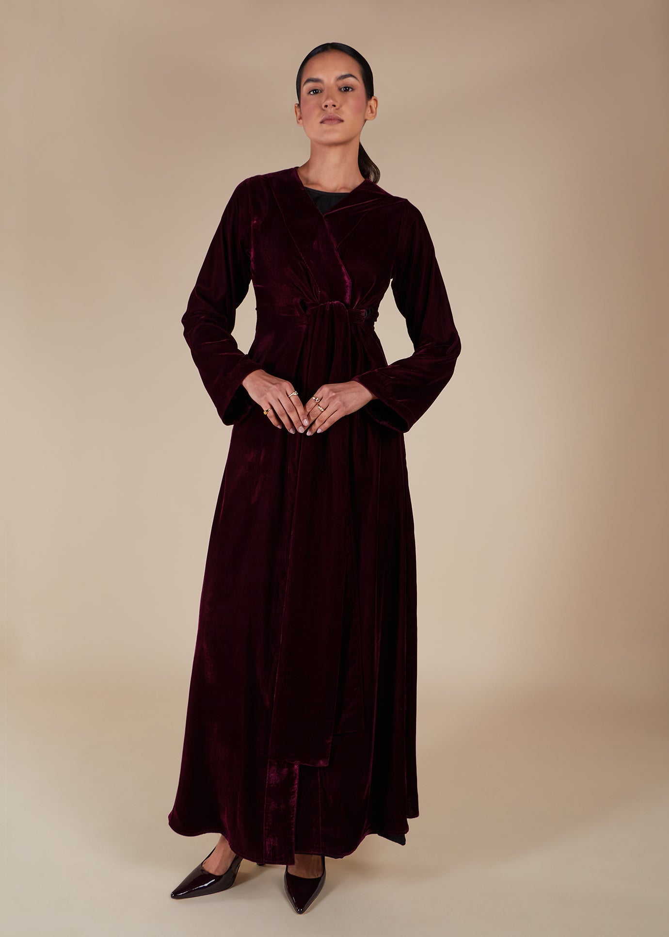 Seren Wrap Abaya