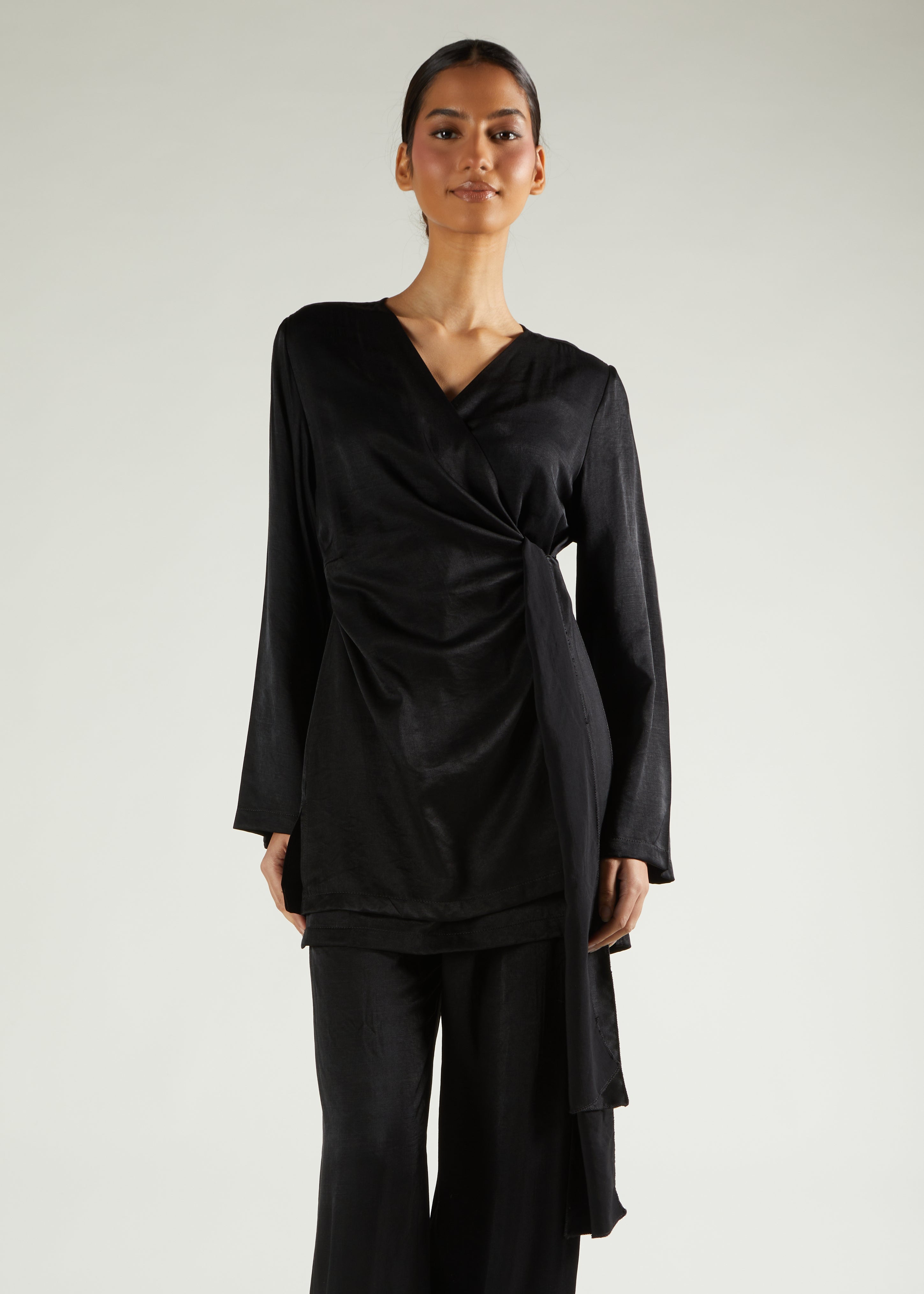 Side Tie Set Black