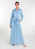 Blue Sky Polka Maxi