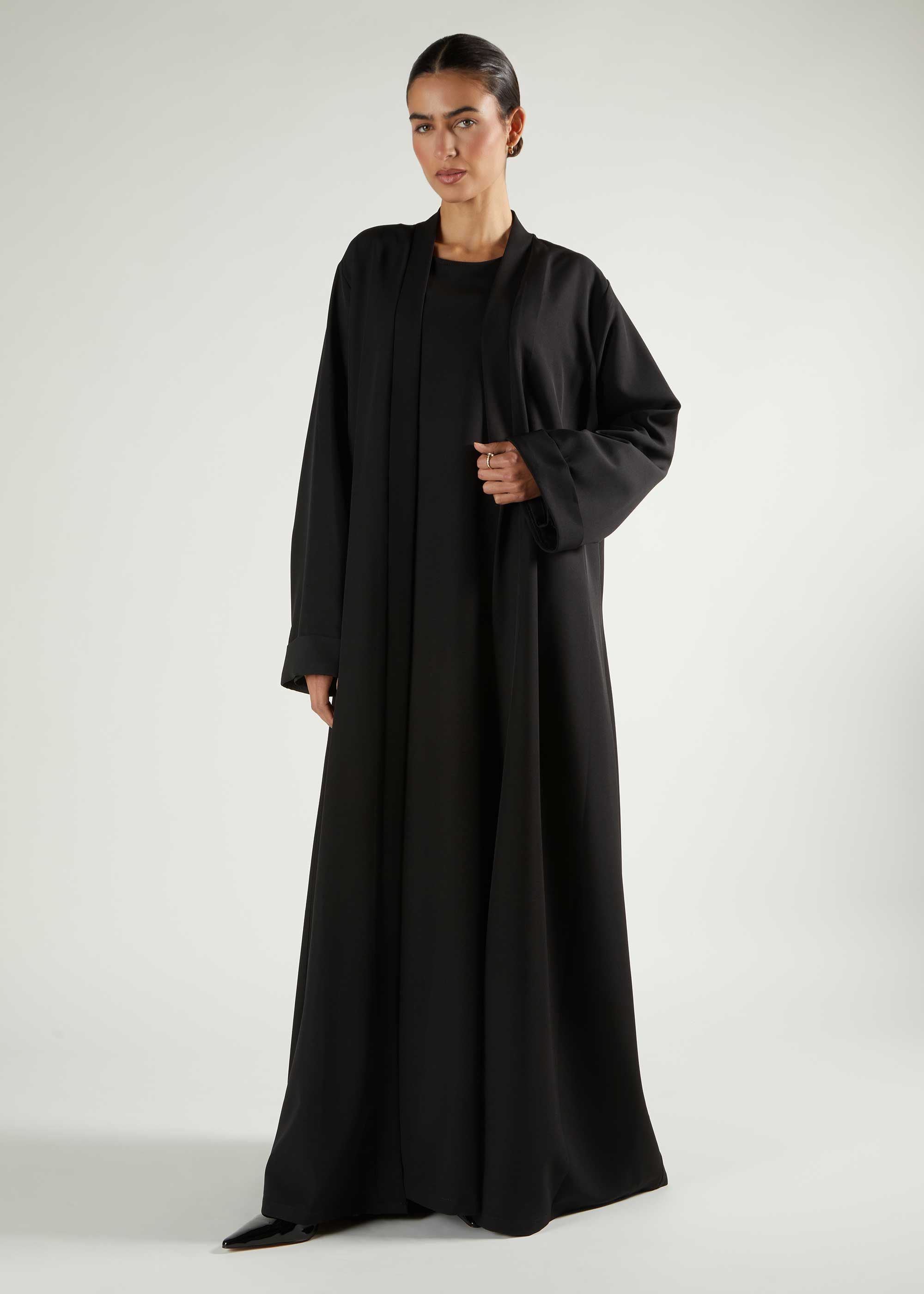 Twin Set Abaya Black