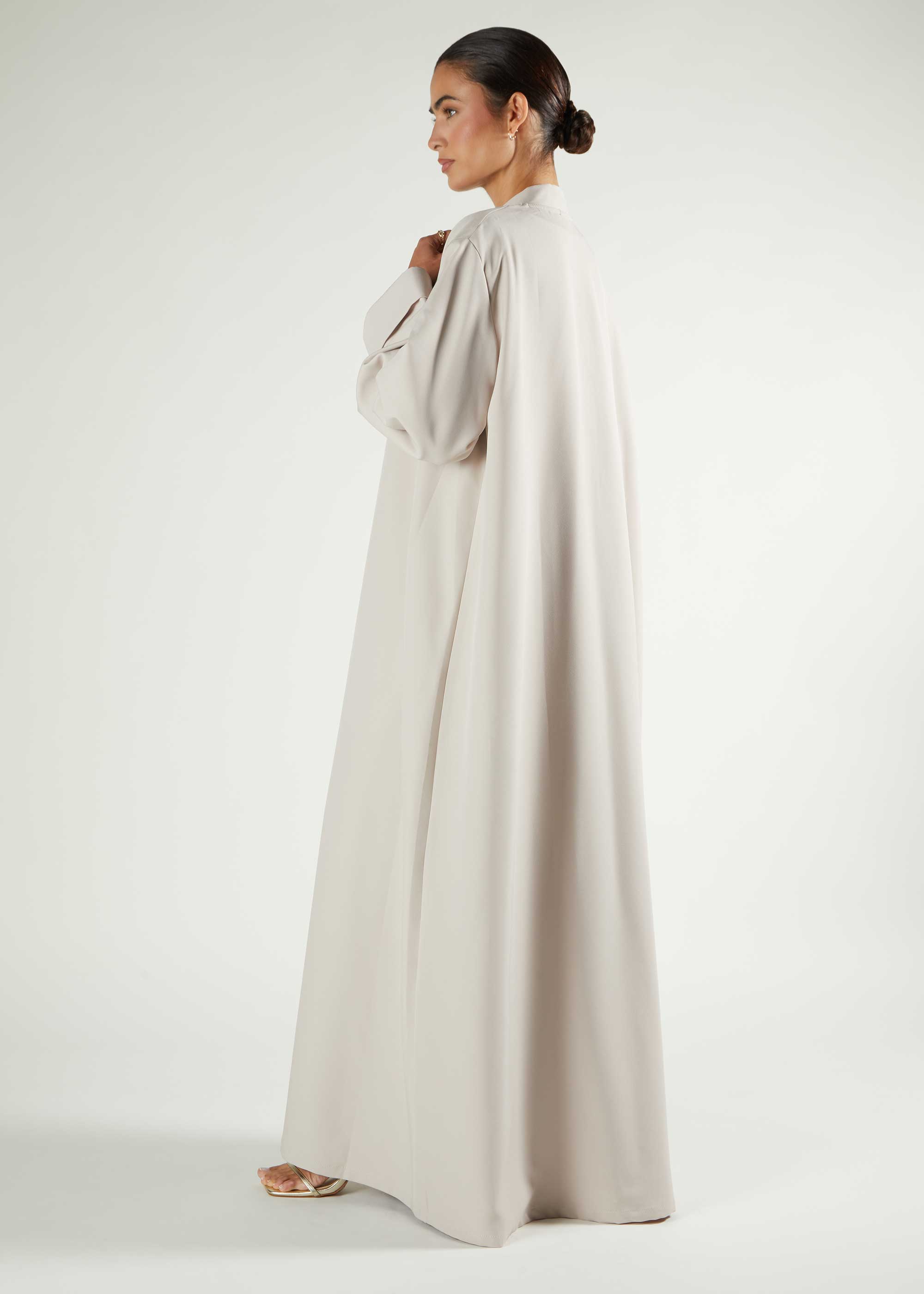 Twin Set Abaya Nude
