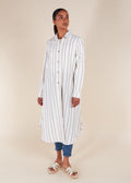 Muji Shirt Dress Cream