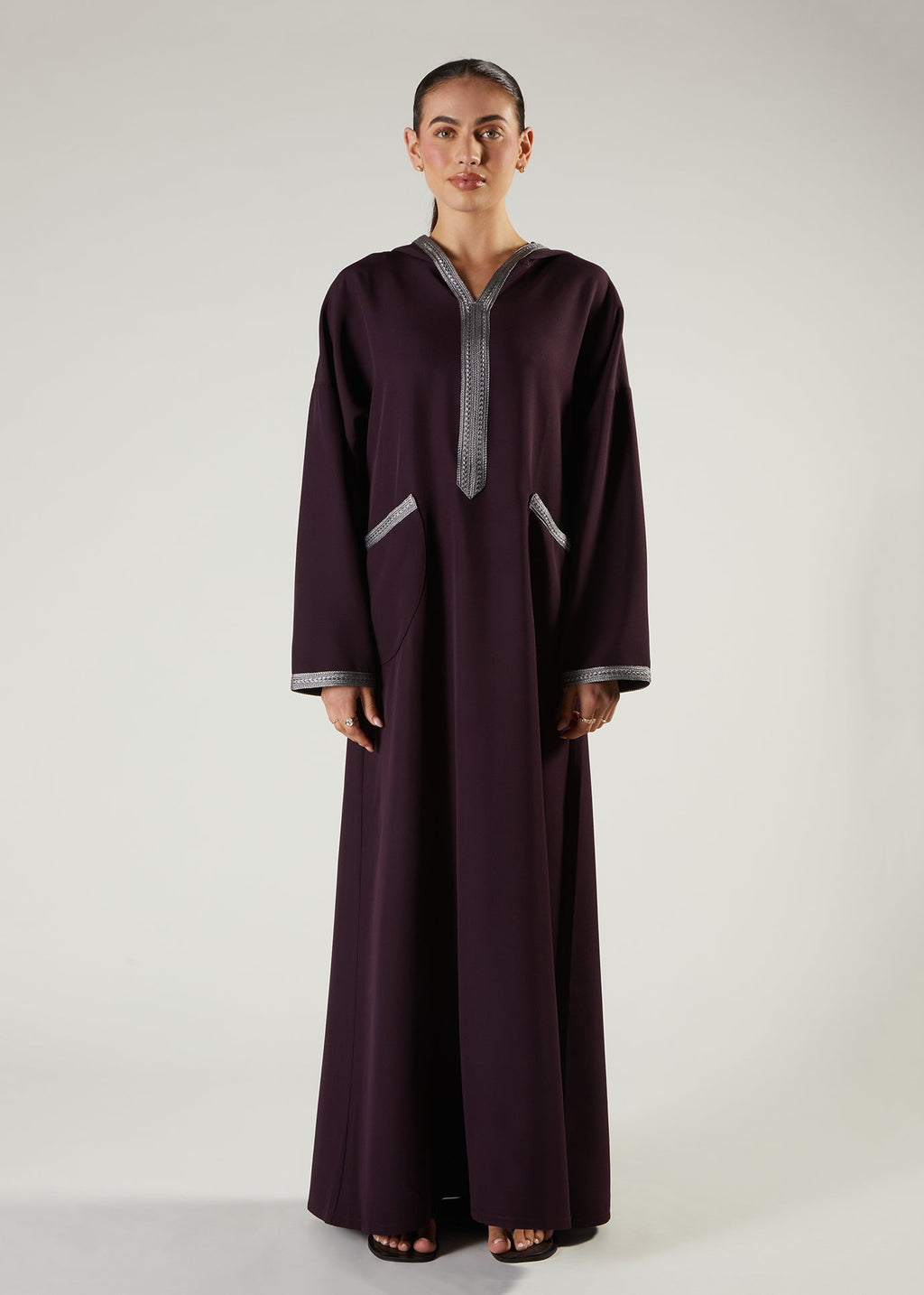 Royal Plum Jalabiya
