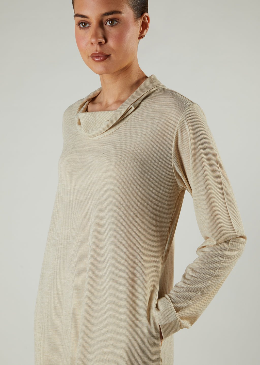 High Neck Knit Abaya